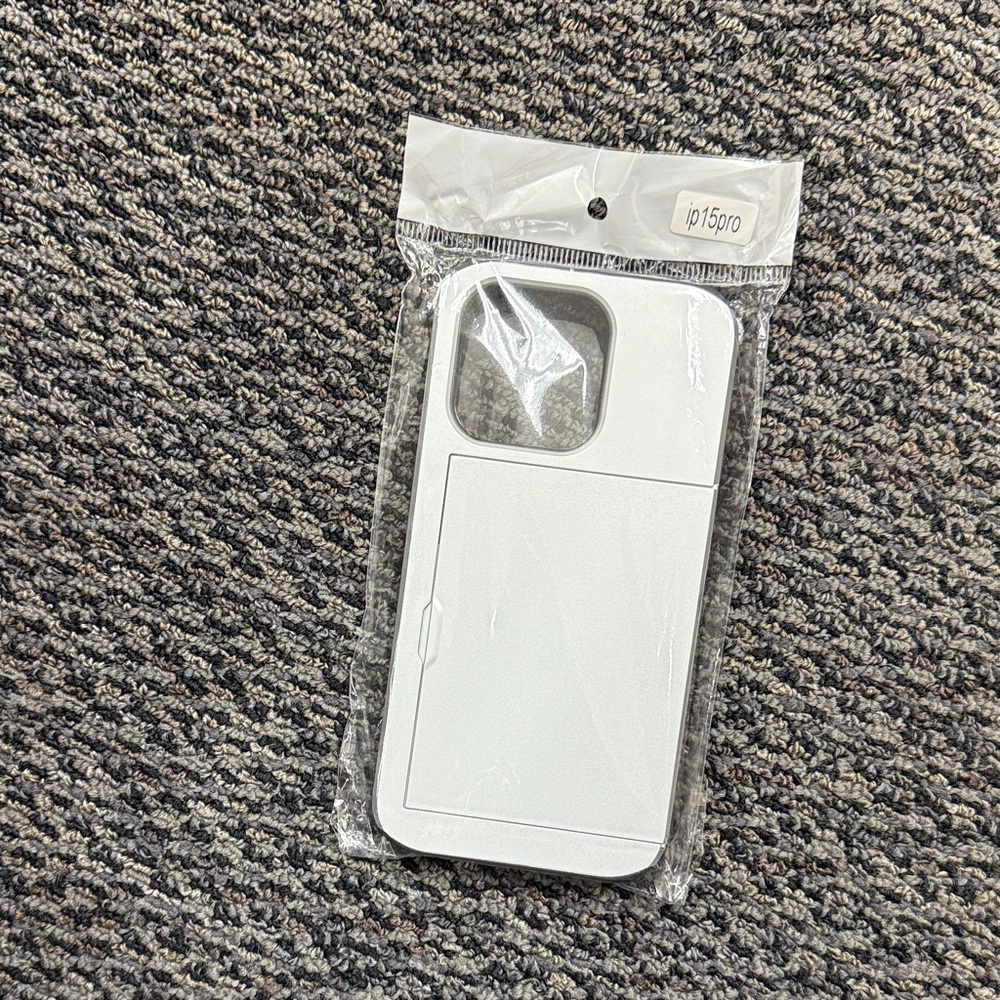 Silver Phone Case for iPhone 15 pro